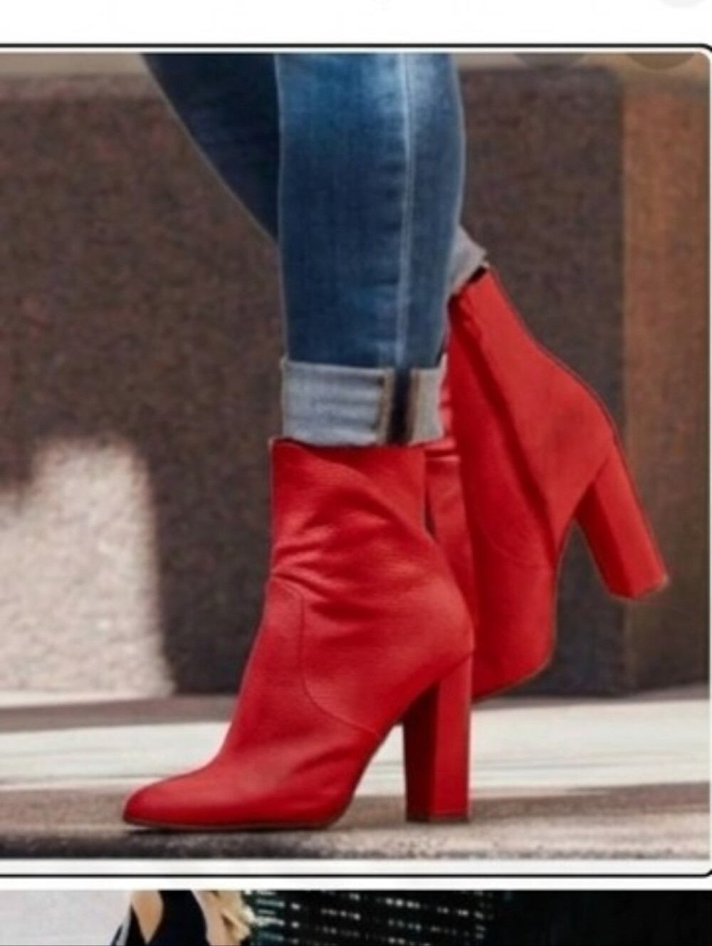Steve Madden Editor Boot, RedSize 9.5